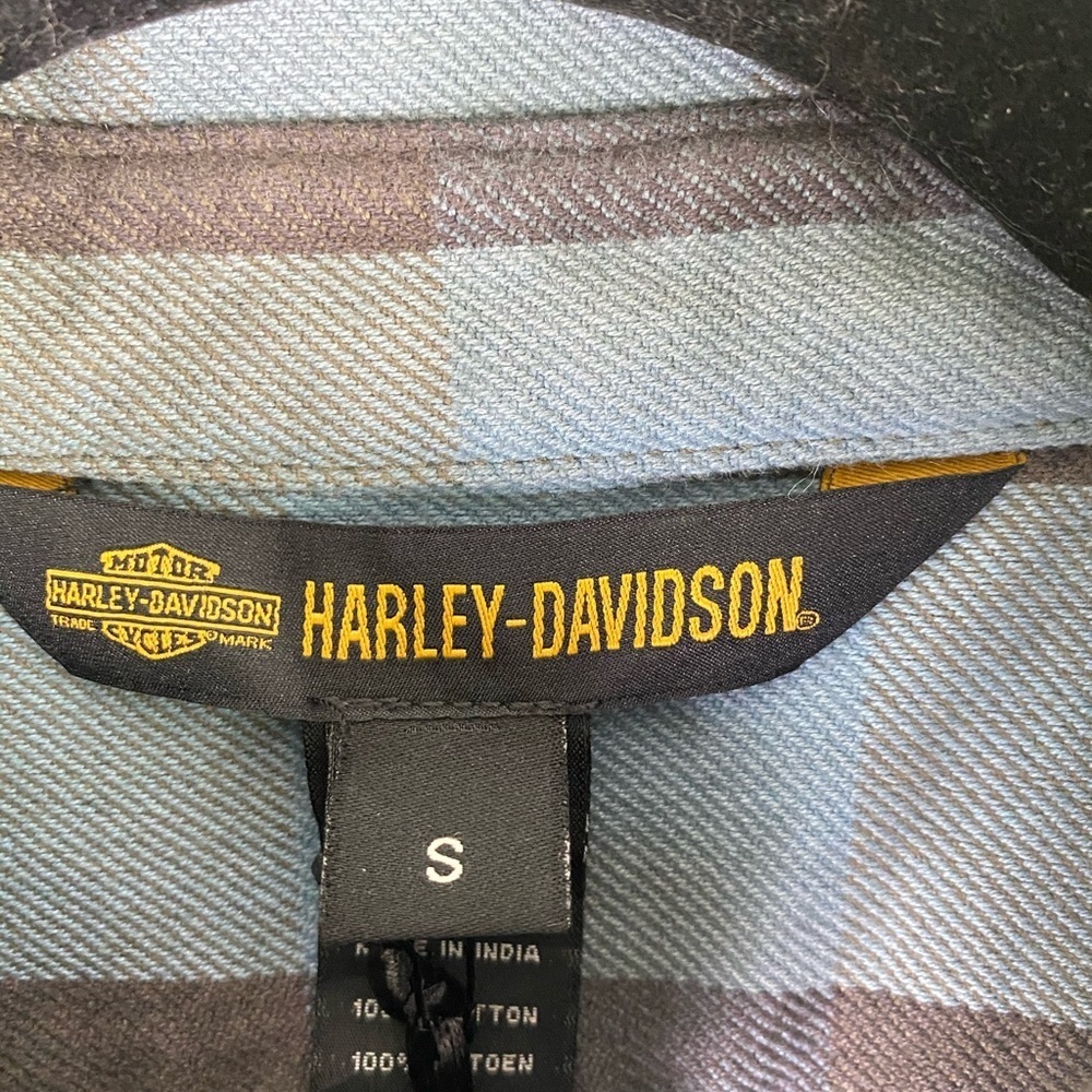 Harley Davidson Slim fit Long Sleeve Woven Shirt - Picture 7 of 11